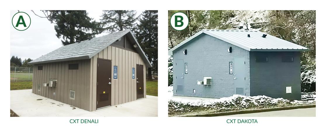 What style of restroom building do you like best?